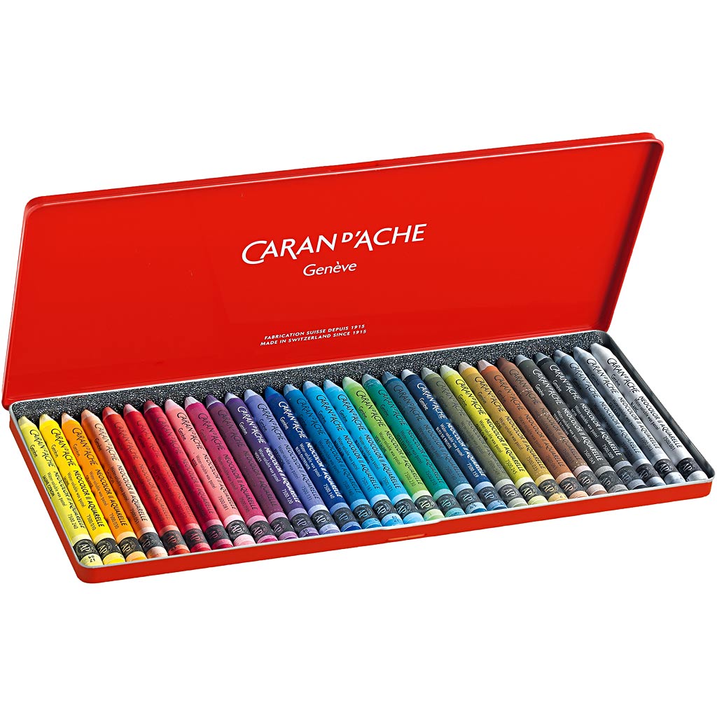 Caran d'ache https: www.cchobby.nl caran-d-ache-neocolor-ii-l-10-cm-thickness-8-5-mm-various-colours-30-piece-1-box