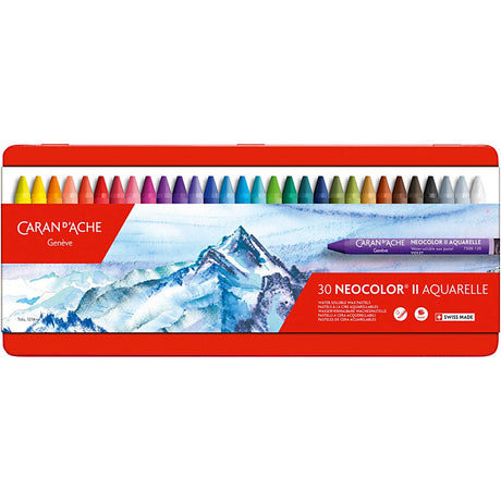 Caran d'ache https: www.cchobby.nl caran-d-ache-neocolor-ii-l-10-cm-thickness-8-5-mm-various-colours-30-piece-1-box
