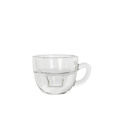 Ideen 4 Jahreszeiten Kerzenhalter Kaffee klar ø8xh5cm