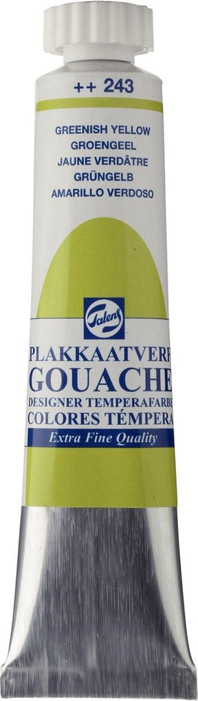 Talens Gouache - 243 Grüngelb - Gouache extrafein - - 20 ml
