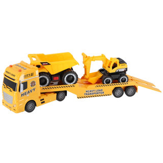 Rapid Wheels Autotransporter Baufahrzeuge mit Licht, Sound und Reibung