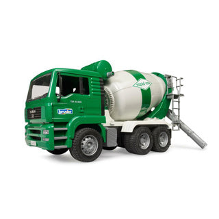 Bruder man tga truck with cement mixer