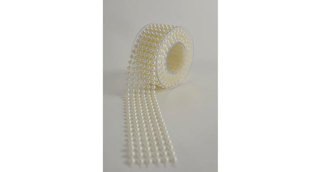 Pb. spool bead garland (4 cm) cream 180cm
