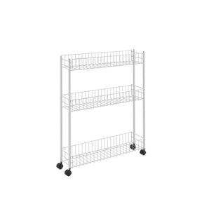 Metaltex Fino Aufbewahrungswagen auf Rollen 3-lagig 56x16x72cm