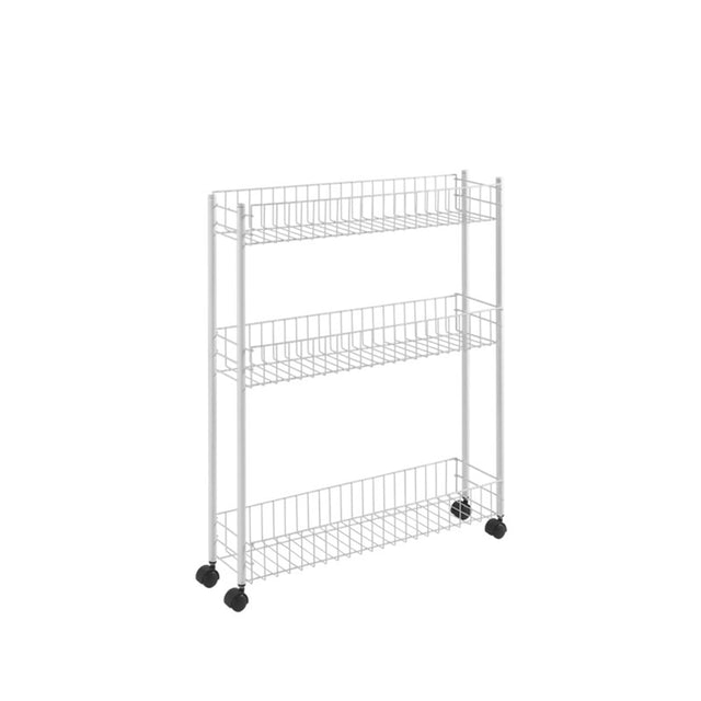 Metaltex Fino Aufbewahrungswagen auf Rollen 3-lagig 56x16x72cm