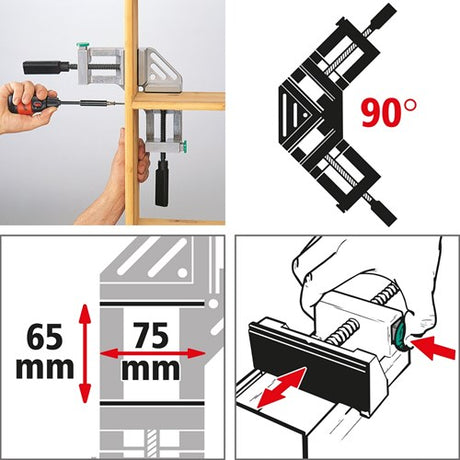 Wolfcraft - Eckklemme - Eckschraubstock - 3415000