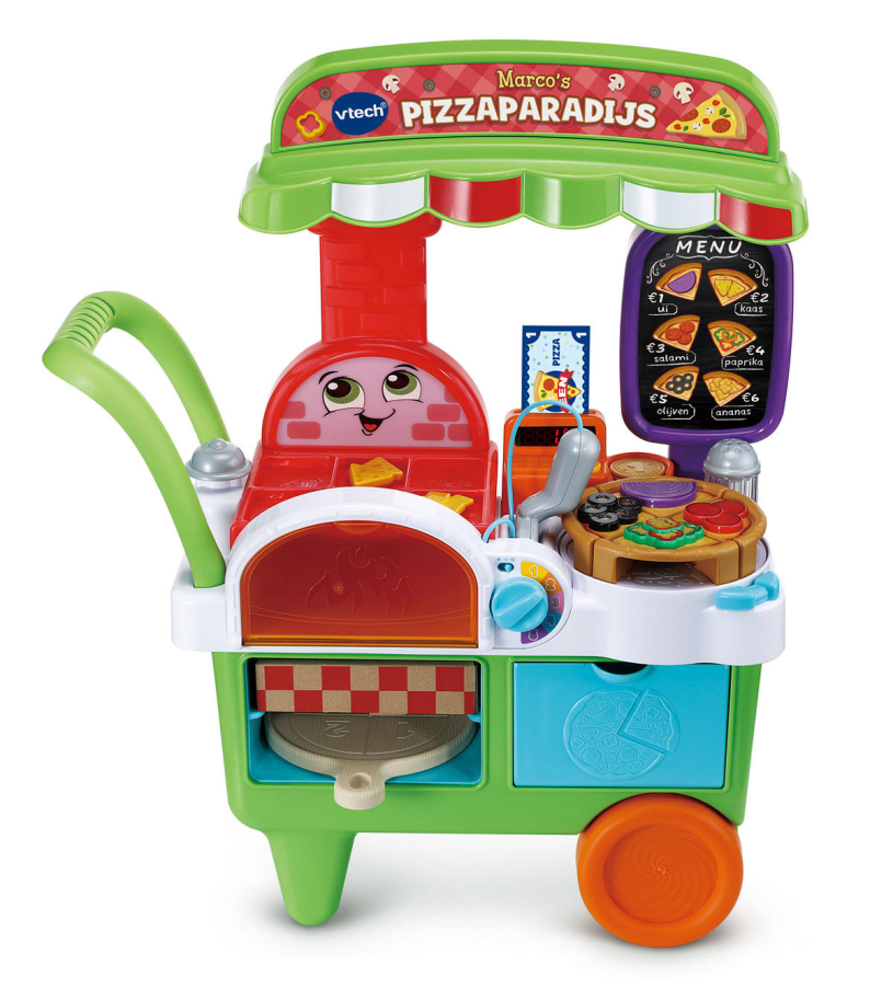 Vtech Marco's Pizza Paradise Aktivitätszentrum – Küchenspielzeug – interaktives Lernspielzeug – Geschenk – Kinderspielzeug 3 Jahre