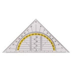 Geodriehoek vk polystyreen 16cm 45graden