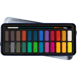 Creativ Company Aquarell-Set, Größe 12x30 mm, verschiedene Farben, 24 Farben 1 Box