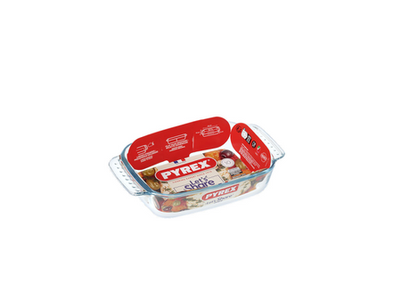 Pyrex-Bräter aus Glas, klassisch, 22 x 13 cm