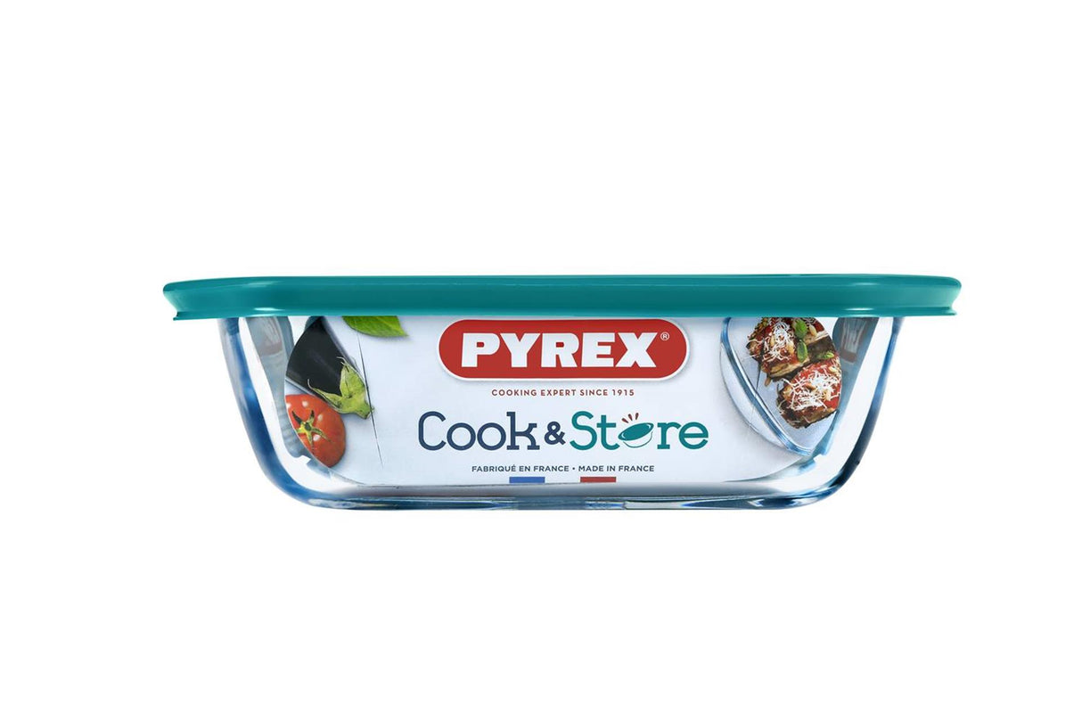 Pyrex-Aufbewahrungsschüssel 2,5 l 20 x 20 x 8 cm