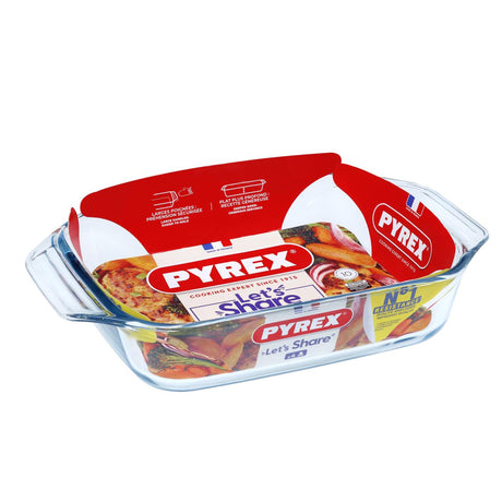 Pyrex-Auflaufform 30x21cm 2,1l Glas