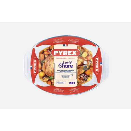 Pyrex unwiderstehlicher ovaler Bräter 39x27 cm 4l