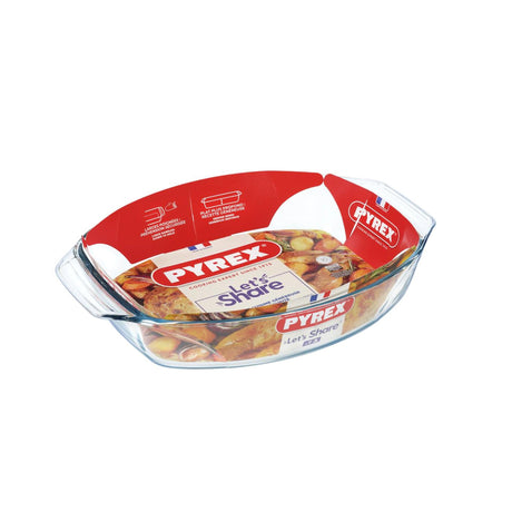 Pyrex unwiderstehlicher ovaler Bräter 39x27 cm 4l