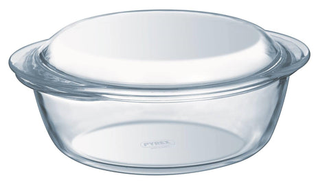 Pyrex klassische runde Auflaufform 2,1 l mit Deckel