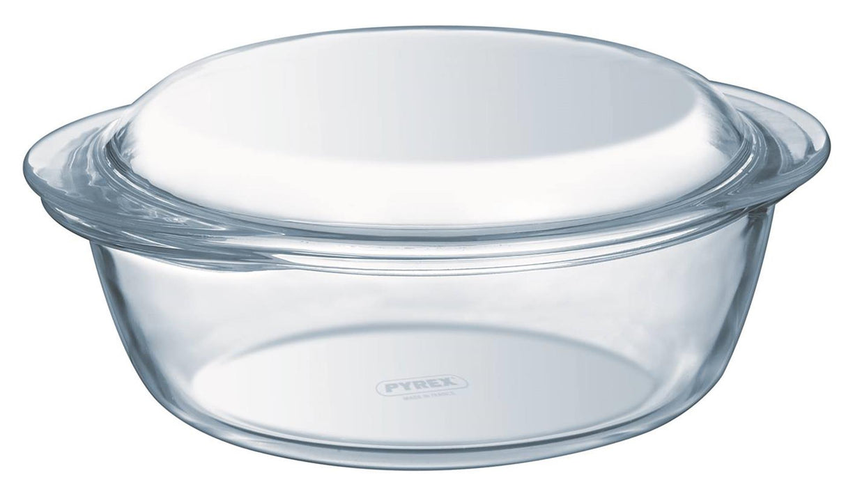 Pyrex runde Auflaufform mit Deckel 2,1l