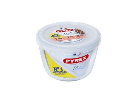Pyrex-Schüssel mit Kunststoffdeckel 0,6l