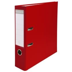 Ordner Exacompta A4 75 mm Karton, PP (Polypropylen) rot 2-Ring 1 Stück