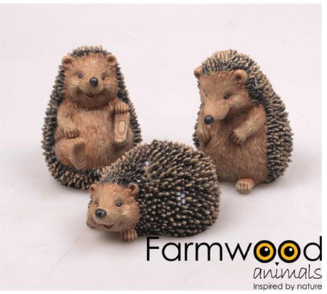 Farmwood animals tuinbeeld egel 12cm