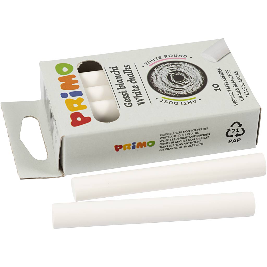 Kreativunternehmen https: www.cchobby.nl Tafelkreide-l-8-cm-d-10-mm-white-10-piece-1-box