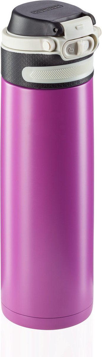 Leifheit thermosfless Flip 600 ml lila