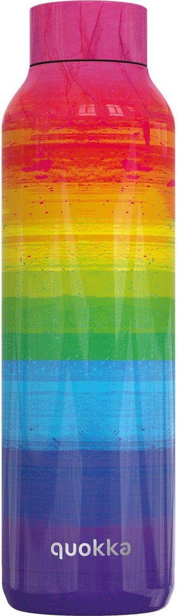 Quokka drinkfles rvs solid rainbow 630 ml