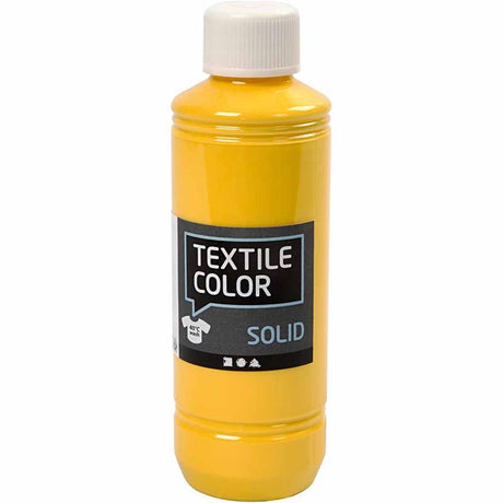 Kreativfirma Textilfarbe Deckung Textilfarbe - Geel, 250 ml