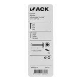 Mack 1069141 - luikschroef blauw verzinkt 6,0 x 30 mm 9st | 5 stuks