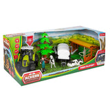 Bauernhof-Set Stall + Traktor 7-teilig Licht + Sound sortiert