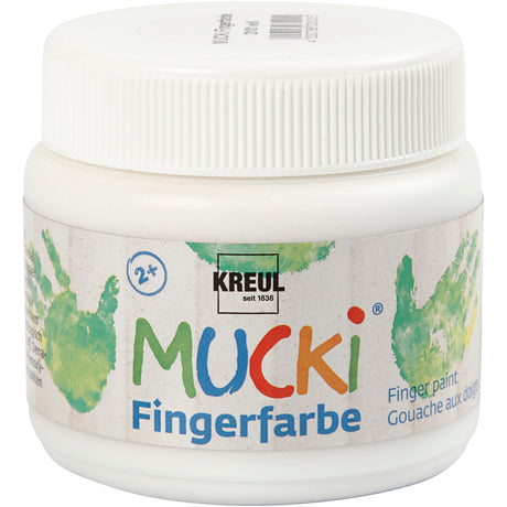 Kreativunternehmen https: www.cchobby.nl mucki-fingerpaint-white-150-ml-1-doosje
