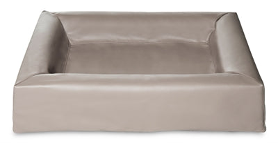 Bia-Bettbezug aus Kunstleder für Hundekörbe, Taupe