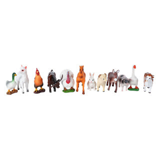 Kids Globe Miniatur Farm Dieren Abbildungen 8 cm