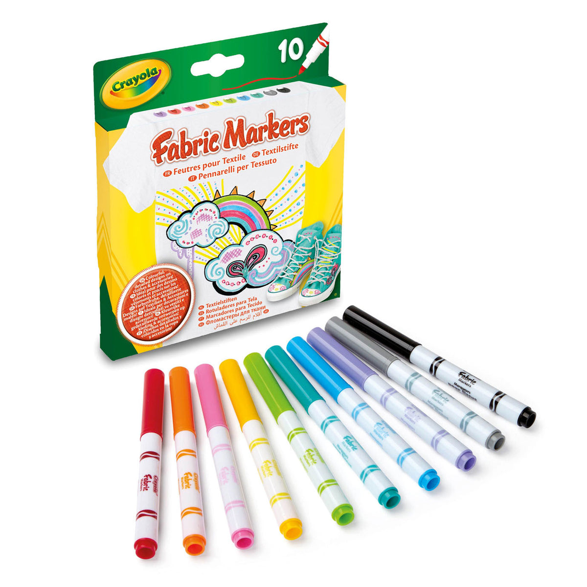 Crayola – 10 Stoffmarker