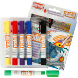 Playcolor® Playcolor Textilfarbe, L: 14 cm, verschiedene Farben, 5 g, 6 Stück 1 Box