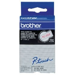 Etikettenband tc-202 Brother 9 mm x 7,7 m rot