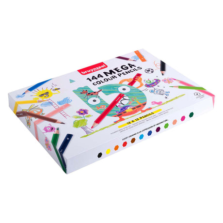 Bruynzeel Mega-Buntstiftset, 12x12 Farben