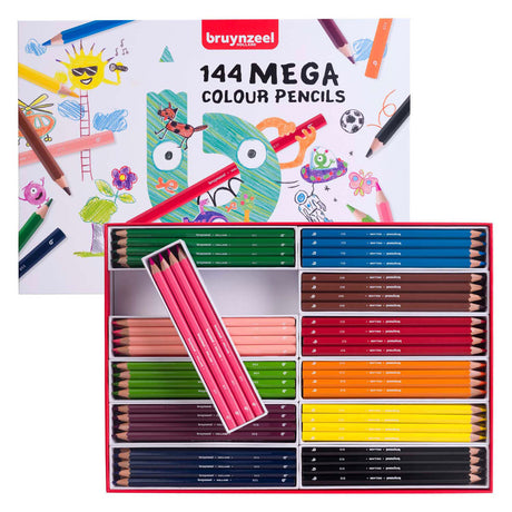 Bruynzeel Mega-Buntstiftset, 12x12 Farben