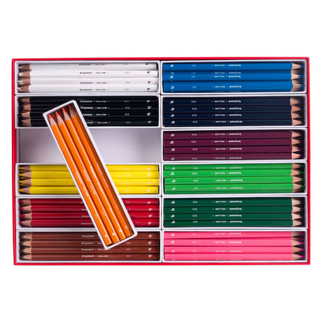 Bruynzeel Dreifach-Buntstiftset, 12x12 Farben