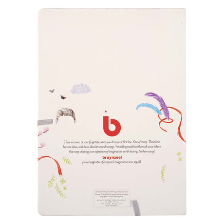 Bruynzeel Creatives Skizzennotizbuch, A4, 140 g, 80 Blatt