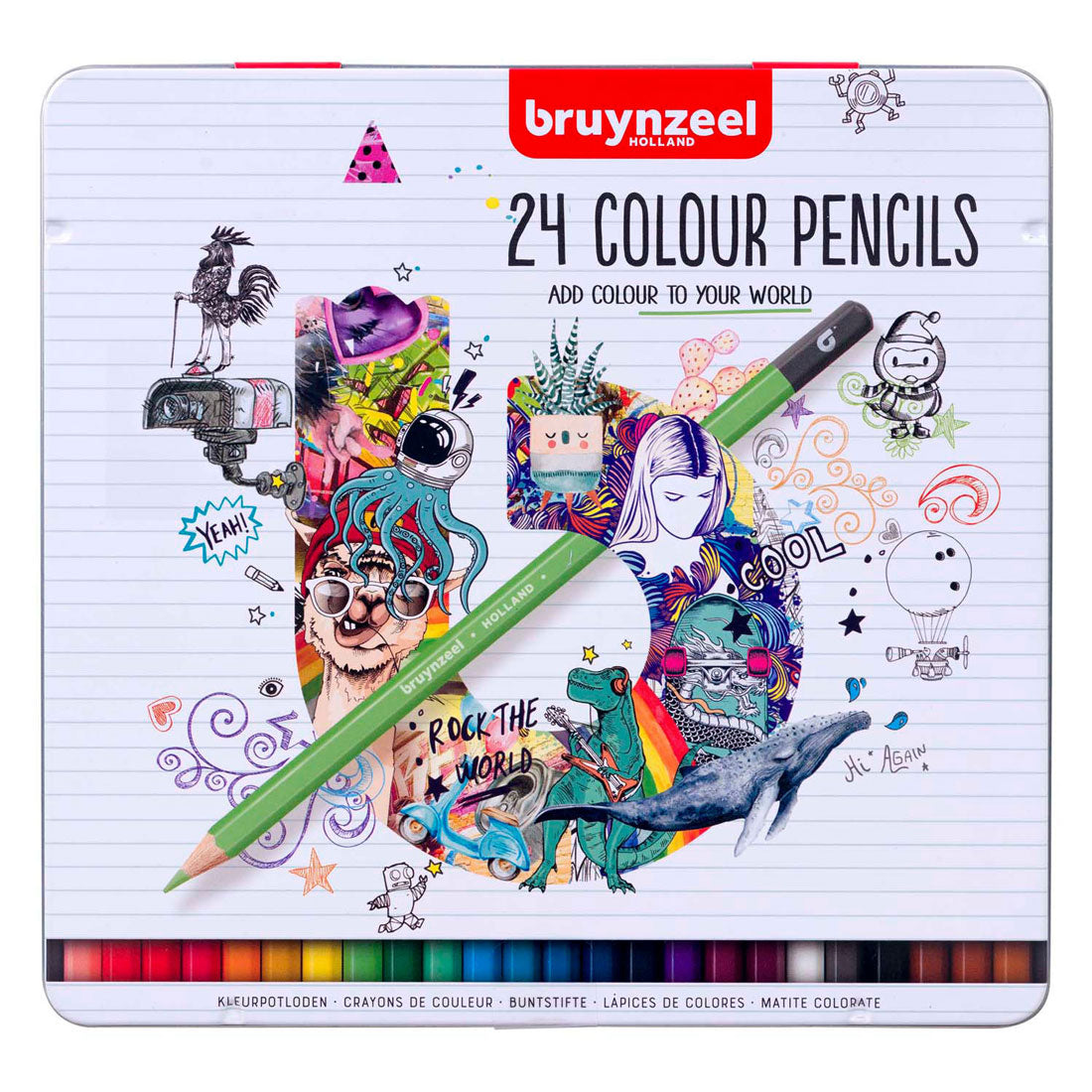 Bruynzeel Buntstifte Dose | 24 Farben