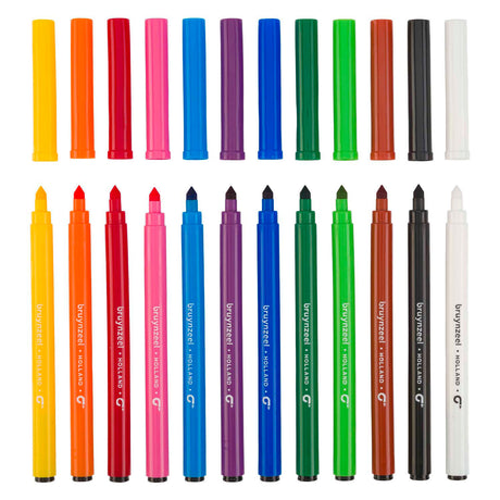 Bruynzeel Superpoint-Filzstiftset, 12 Farben