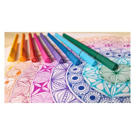 Bruynzeel Teens 12 Fineliner mit dreieckigem Griff
