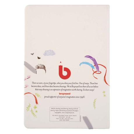 Bruynzeel Creatives Skizzennotizbuch A5, 140 g, 80 Blatt