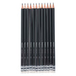 Bruynzeel Teens HB Graphitstift mit Radierspitze, Set 12