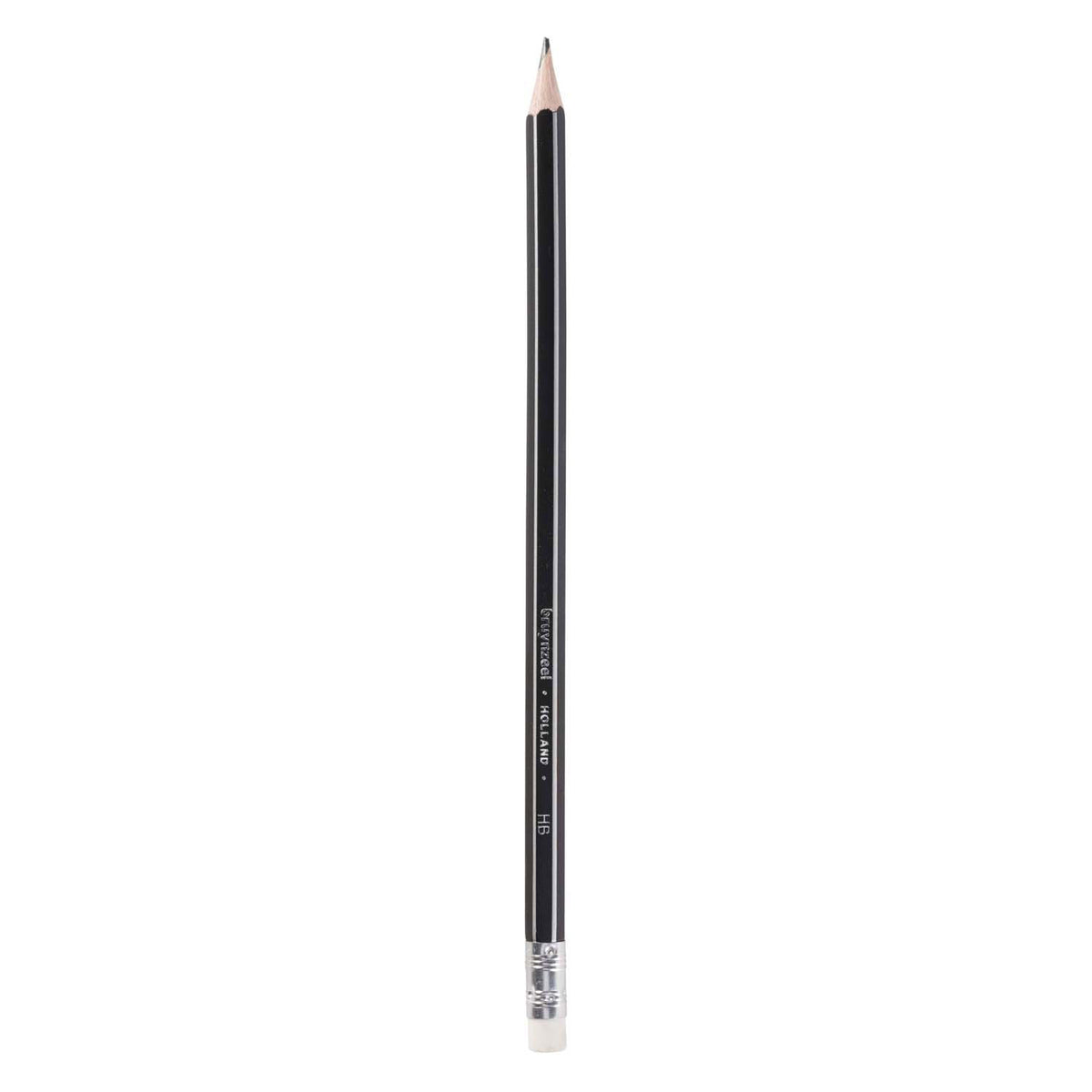 Bruynzeel Teens HB Graphitstift mit Radierspitze, Set 12