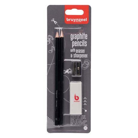 Bruynzeel Graphitstift-Set, 4-tlg.