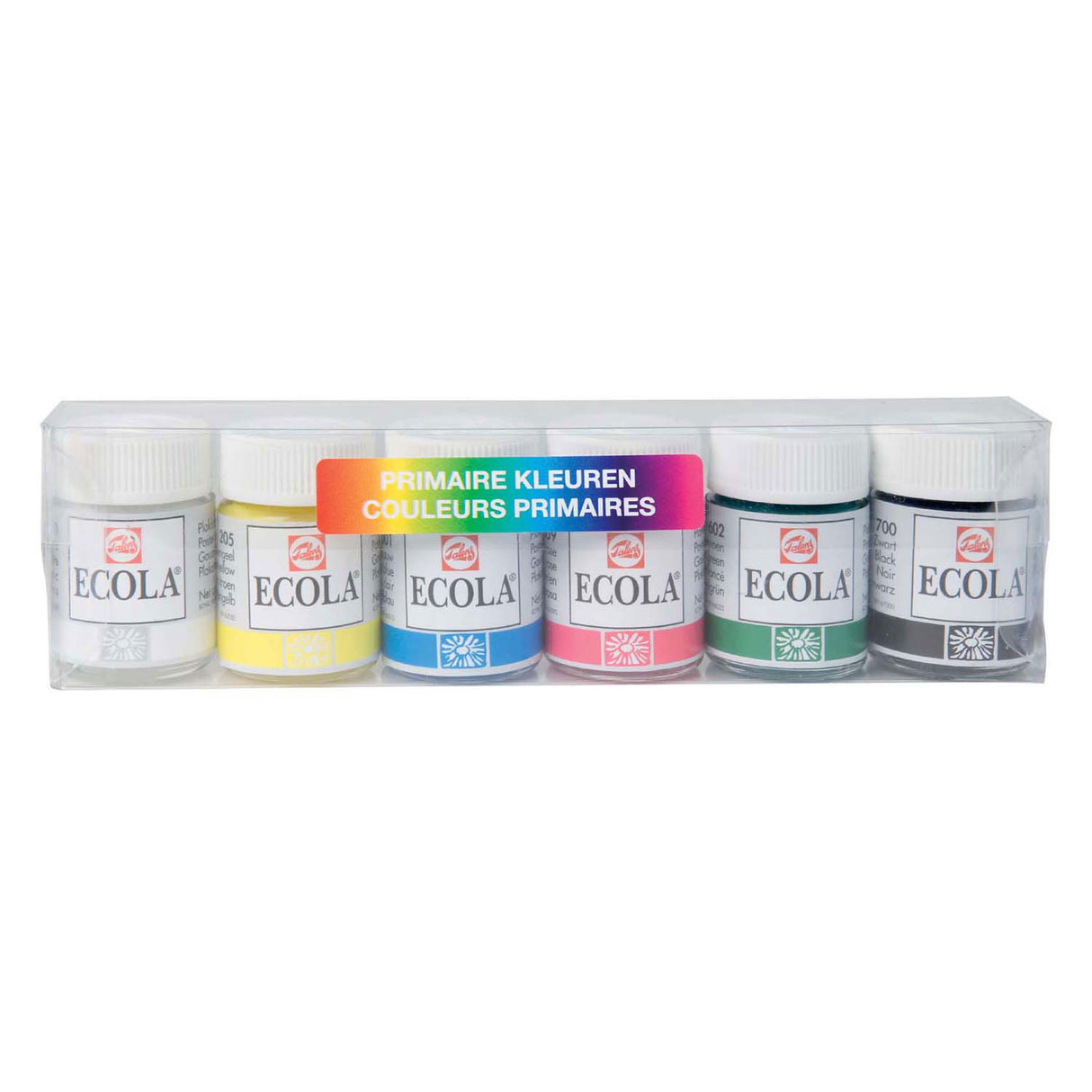 Bruynzeel Ecola Gouachefarben-Set Primärfarben, 6 x 16 ml