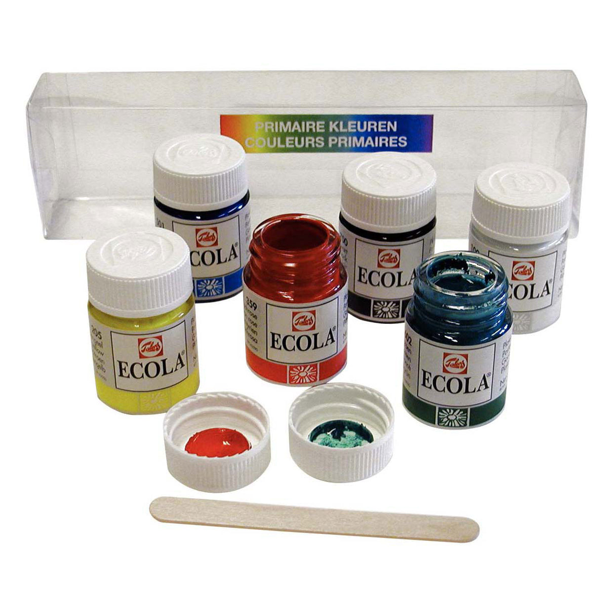 Bruynzeel Ecola Gouachefarben-Set Primärfarben, 6 x 16 ml