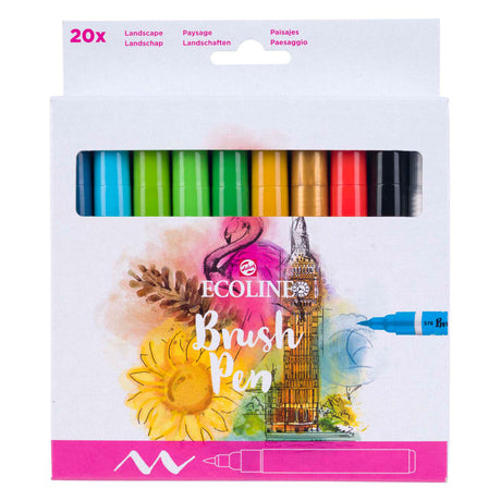 Ecoline Pinselstift-Set Landschaften | 20 Farben