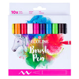 Bruynzeel Ecoline Pinselstift-Set klar, 10 Farben